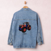 Illustratie van de tractorcartoon denim jacket (Hangar)
