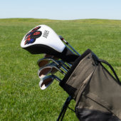 Illustratie van de tractorcartoon golfheadcover (Insitu)