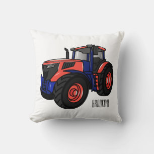 Illustratie van de tractorcartoon kussen