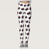 Illustratie van de tractorcartoon leggings (Voorkant)