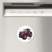 Illustratie van de tractorcartoon magneet (Insitu (Vaatwasser))