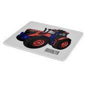 Illustratie van de tractorcartoon snijplank (Hoek)