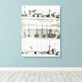 Illustratie van de "Traite de la Pesanteur de Canvas Afdruk (Insitu (Houten vloer))
