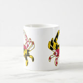 Illustratie van de vlag van Maryland Koffiemok (Center)