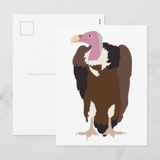 Illustratie van de vogelstand van de wijnbouw feestdagenkaart (Voorkant / Achterkant)