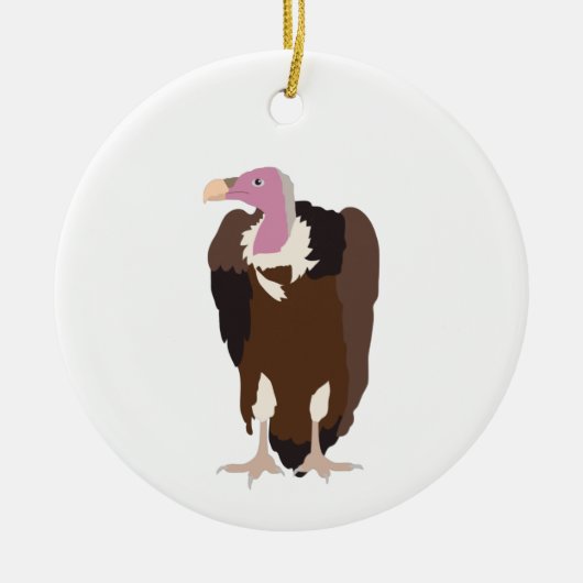 Illustratie van de vogelstand van de wijnbouw keramisch ornament (Voorkant)