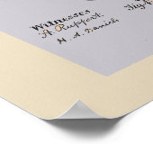 Illustratie van de  voorzitter Barber Poster (Hoek)