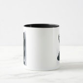 Illustratie van de vrouw mok (Midden)