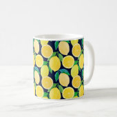  illustratie van de waterverf citroen koffiemok (Voorkant rechts)