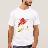 illustratie van de waterverf ter ondersteuning van t-shirt (Voorkant)