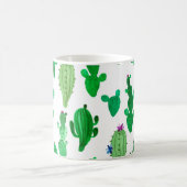 illustratie van de waterverf van de groene-inkt-wo koffiemok (Center)