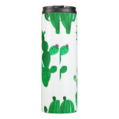 illustratie van de waterverf van de groene-inkt-wo thermosbeker (Achterkant)