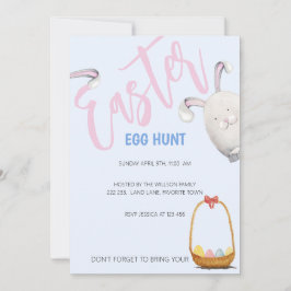 Illustratie van de Waterverf van de paaseihunt Kaart