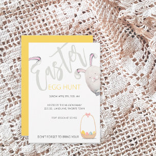 Illustratie van de Waterverf van de paaseihunt Kaart