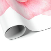 illustratie van de waterverf van een roze roze roz cadeaupapier (Rol Hoek)