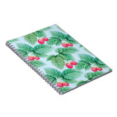 illustratie van de waterverf van frambozen. Naadlo Notitieboek (Rechterzijde)