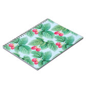 illustratie van de waterverf van frambozen. Naadlo Notitieboek (Linkerzijde)