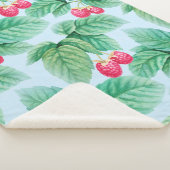 illustratie van de waterverf van frambozen. Naadlo Sherpa Deken (3/4)