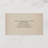 Illustratie van de Waterverf voor aromatische olië Visitekaartje (Achterkant)