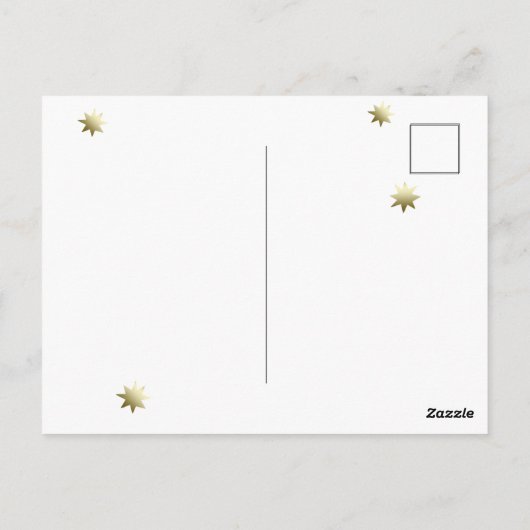 Illustratie van de winter van de winter van de win briefkaart (Achterkant)