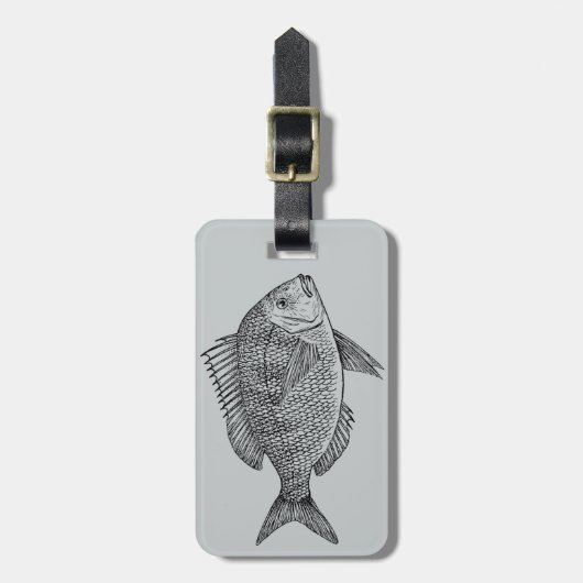  illustratie van de zeescheepvaart bagagelabel (Voorkant verticaal)