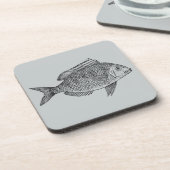  illustratie van de zeescheepvaart bier onderzetter (Linkerzijde)