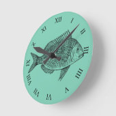 illustratie van de zeescheepvaart ronde klok (Hoek)