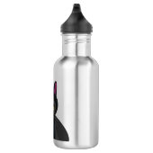 Illustratie van de zwarte kat waterfles (Rechts)