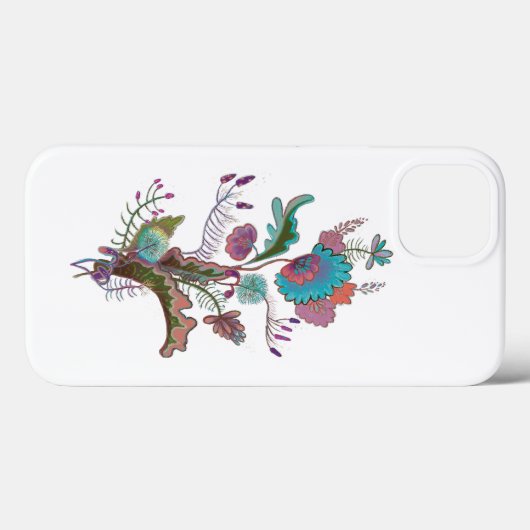 illustratie van decoratieve planten Case-Mate iPhone case (Achterkant (horizontaal))