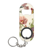 Illustratie van diverse bloemen  mini flessenopener (Voorkant)