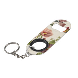 Illustratie van diverse bloemen  mini flessenopener