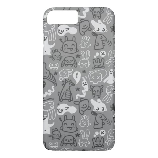 illustratie van doedels Case-Mate iPhone case (Achterkant)