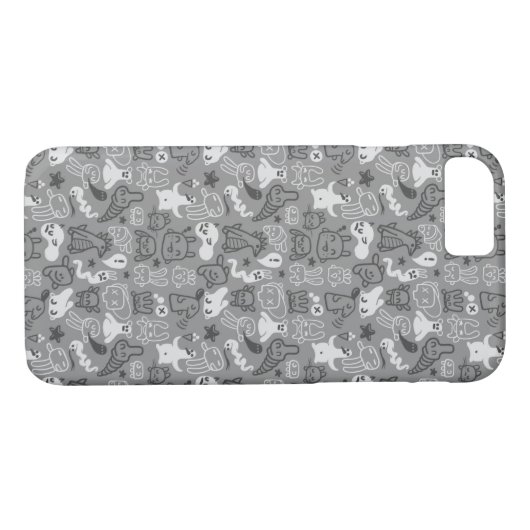 illustratie van doedels Case-Mate iPhone case (Achterkant (Horizontaal))