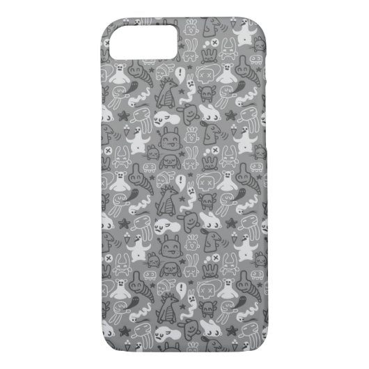 illustratie van doedels Case-Mate iPhone case (Achterkant)