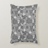 illustratie van doedels decoratief kussen (Voorkant(Verticaal))