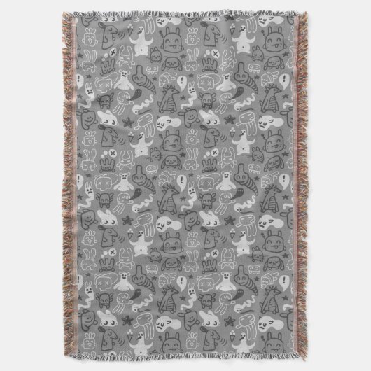 illustratie van doedels deken (Voorkant Verticaal)