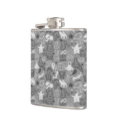 illustratie van doedels heupfles (Links)