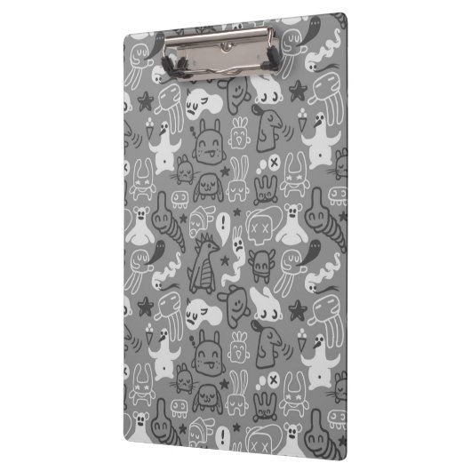 illustratie van doedels klembord (Links)