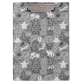 illustratie van doedels klembord (Voorkant)