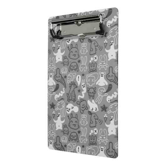 illustratie van doedels mini klembord (Angled2)