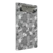 illustratie van doedels mini klembord (Schuin)