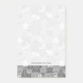 illustratie van doedels post-it® notes (Voorkant)