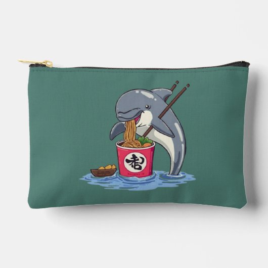 Illustratie van dolfijn die ramen eet etui (Voorkant)
