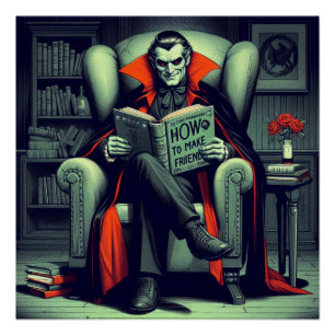 Illustratie van dracula perfect poster