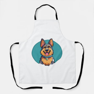 illustratie van Duitse herder Classic T-Shirt (1 Schort