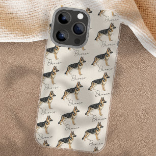 Illustratie van Duitse Herdershond Huisdier iPhone 16 Pro Max Hoesje