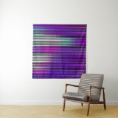 illustratie van een abstracte glitch achtergrond. wandkleed (In situ)