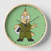 Illustratie van een Allosaurus Jet Pilot. (Voorkant)