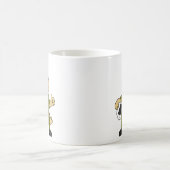 Illustratie van een Allosaurus Jet Pilot. Koffiemok (Center)