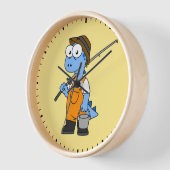 Illustratie van een Allosaurus-visser. (Hoek)